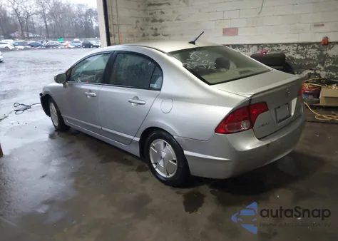 2008 Honda Civic Hybrid from USA, damaged, VIN JHMFA36218S027370